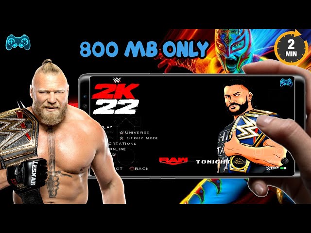 V-Mozz 𝕏 on X: WWE 2K22 MENU !!! #WWE2K22  / X