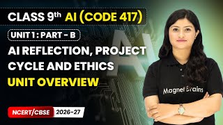 AI Reflection, Project Cycle and Ethics - Unit Overview | Class 9 AI | Unit 1 (CODE 417) Part B