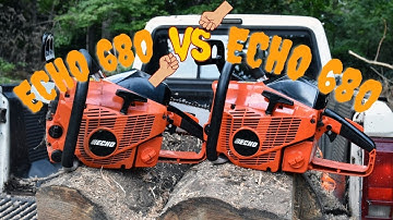 Stock ECHO CS-680 VS Ported CS-680