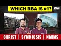 CHRIST vs SYMBIOSIS vs NMIMS — Placements, Fees, ROI | Which is #1?