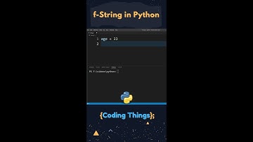 What is f-string or formatted String in python ? Python Interview Question | #shorts