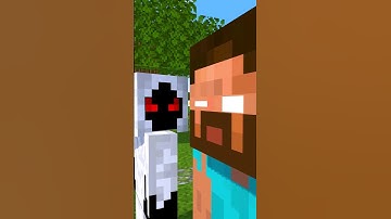 HELP Herobrine throw Knife VS Entity VS Notch #herobrine #minecraft #saitama #shorts