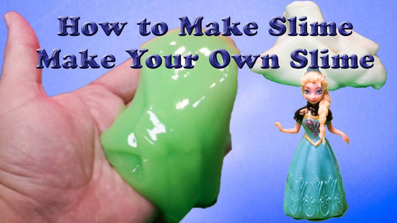 How to Make Your Own Slime Goo With Disney Frozen Elsa and