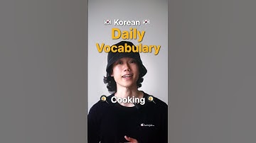 [Hobby-3] 🍳Koken🍳  in het Koreaans🇰🇷 | Dagelijkse Koreaanse woordenschat