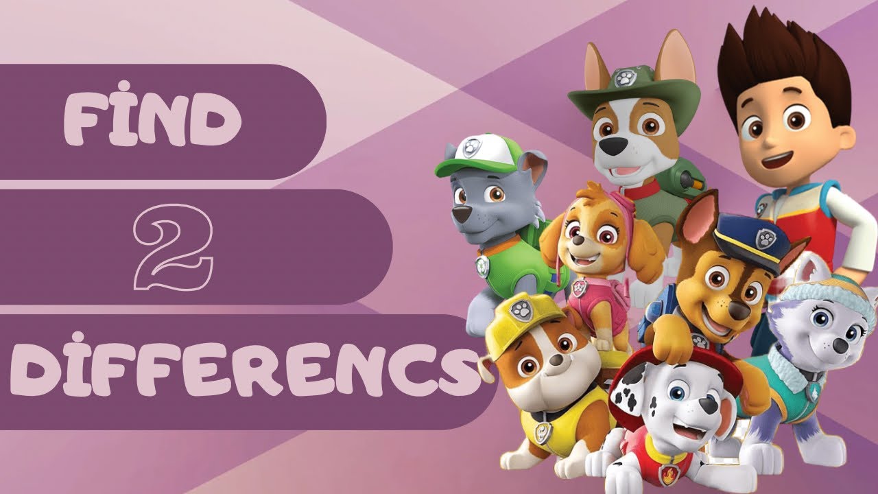 PAW Patrol Find The Differences pawpatrol YouTube