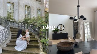 VLOG | shelf styling, big floral haul, life with a toddler, rug cleaning disaster