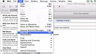 How to Create a Hyperlink in Mac Mail : Internet Tips & Basics