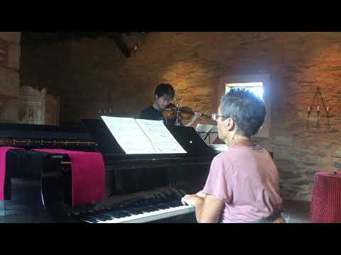 Schumann Romances, rehearsing with Maria Joao Pires