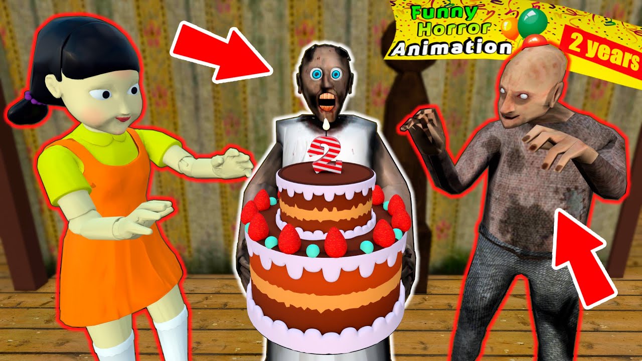 Happy Birthday Channel :)) Funny Horror Animation 2 years ...