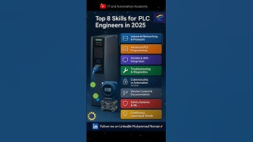 Top skills for PLC Engineer in 2025#plc #industrialautomation #instrumentation