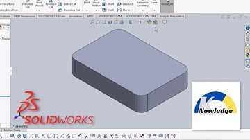 Learn SolidWorks 2020 in 1 minute | How to Insert Curved Edges