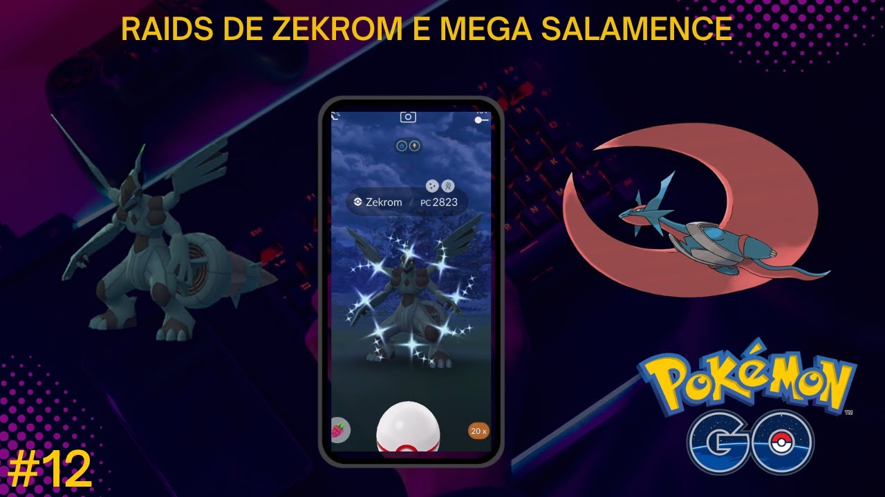 Raids de Zekrom e Mega Salamence - #12 