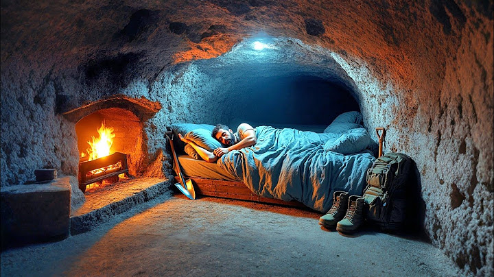 J'ai construit un bunker secret équipé d'un système de fumée secret