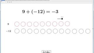 ทำสื่อการบวกจำนวนเต็ม ม.1 ด้วย GeoGebra
