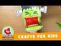 Frankenstein Puppet Halloween Craft | Maple Leaf Learning Playhouse