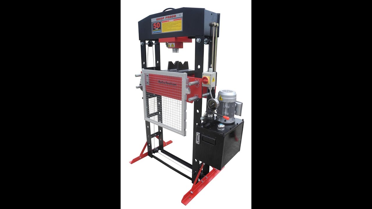 Redline 50 Ton Air Hydraulic Shop Press