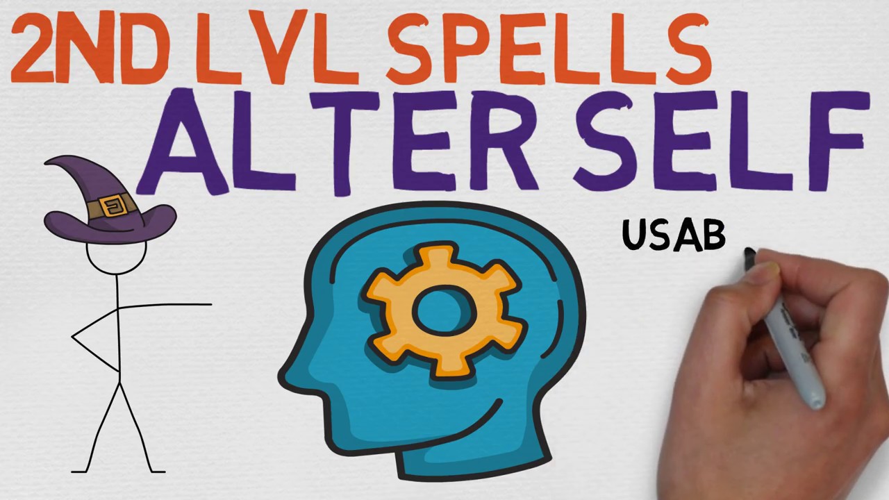 2nd Level Spell 3 Alter Self (5E) YouTube
