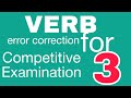 ERROR CORRECTION ON VERB LAST PART | SSC MTS||CHSL||CGL