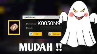 cara membuat nickname ff kosong | tutorial terbaru membuat nama ff hilang atau kosong nama misterius