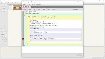 Java Programming   BlueJ Environment   Slab based Programming