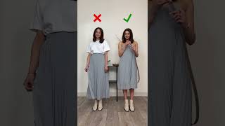 From skirt to dress ? YES or NO ? Daily shorts about fashioninspo and fashionhacks fashion