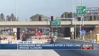 Businesses see changes after year-long closure of Omaha bridge