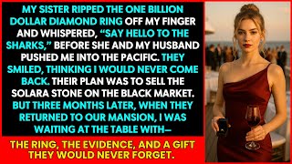 My Sister Pushed Me Off a Yacht to Steal My $1B Diamond Wedding Ring — But When They Came Home, I... screenshot 4