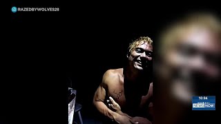 Videos of triple homicide suspect show odd behavior