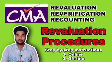 Revaluation Procedures for CMA Student || Step-by-step Procedure || in Malayalam || Sagar Sindhu