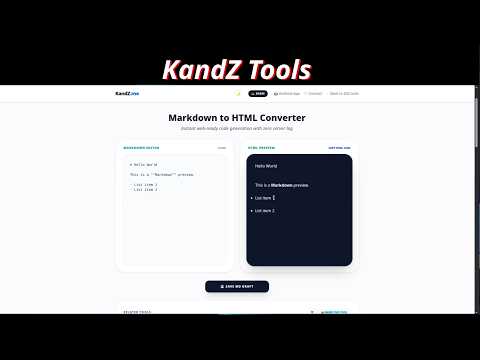 How to Convert Markdown to HTML Instantly ❤️