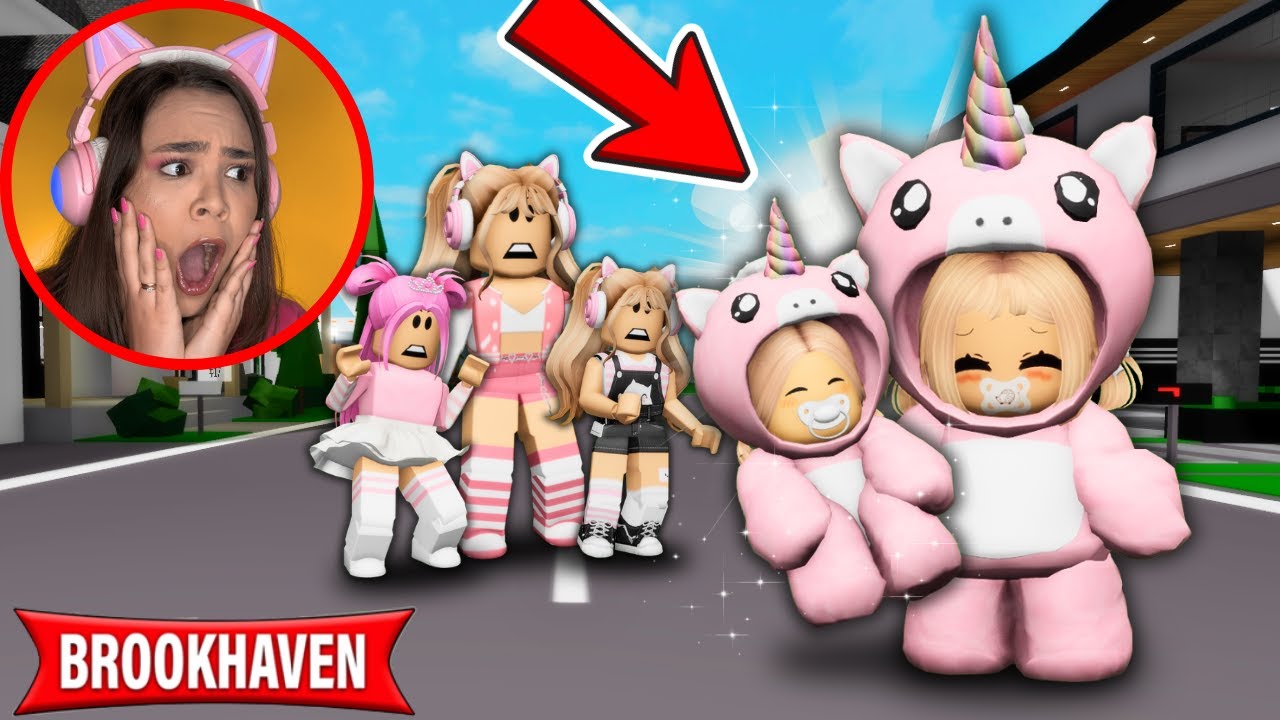 MINHA FILHA ADOTOU UMA MINI BABY em BROOKHAVEN