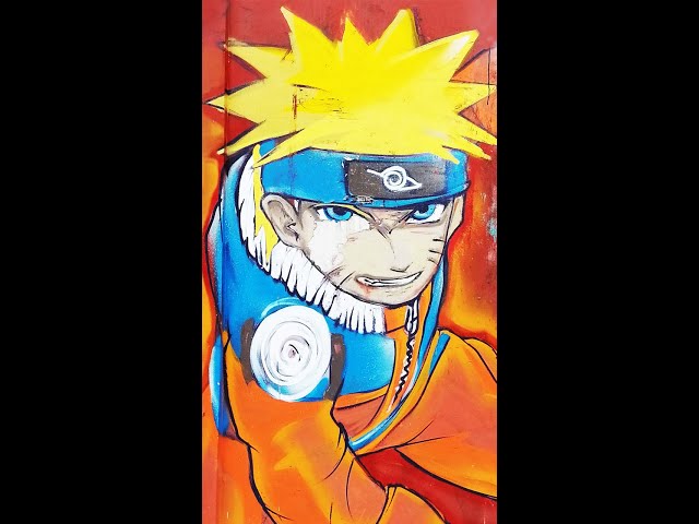 Mundo Roms - ArteCalleMR - Mural Naruto