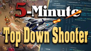 5 Minute Top Down Shooter Unity Tutorial by BMo 66,822 views 2 years ago 5 minutes, 1 second
