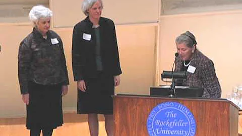 2007 Pearl Meister Greengard Prize (Part 4)