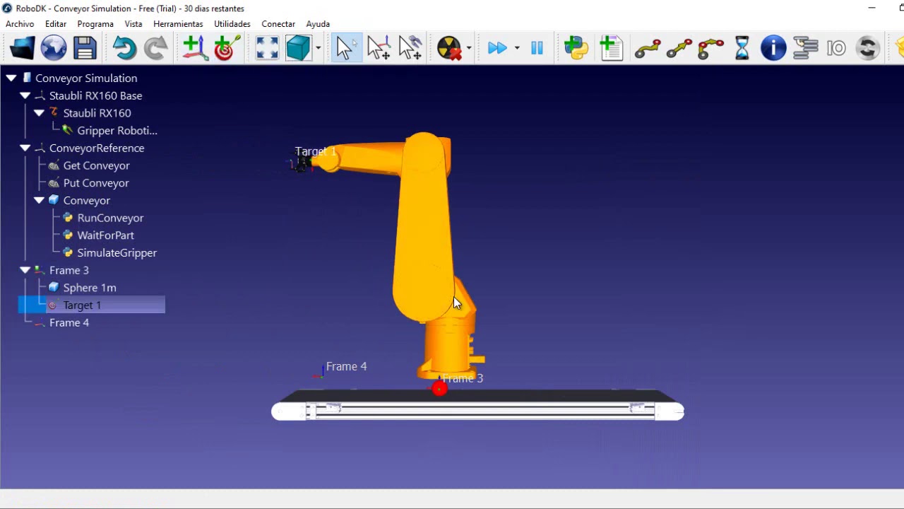 SIMULACIÓN DE PROGRAMACIÓN DE ROBOTS CON ROBODK - YouTube