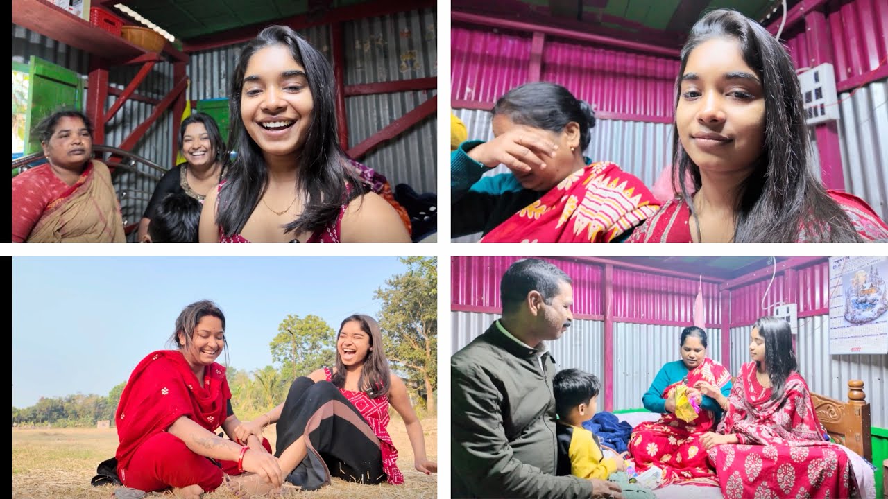 অনেকদিন পর মা-বাবার কাছে ফিরলাম তাই দিনটা special করার চেষ্টা করলাম🎁❤️ | Prithi Mondal |