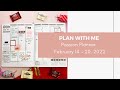 Plan With Me ** Passion Planner ** February 14-20, 2022