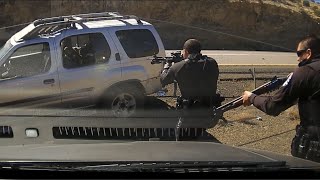 NMSP shoot suspect after he shot a woman at a restaurant and pointed a rifle at officers