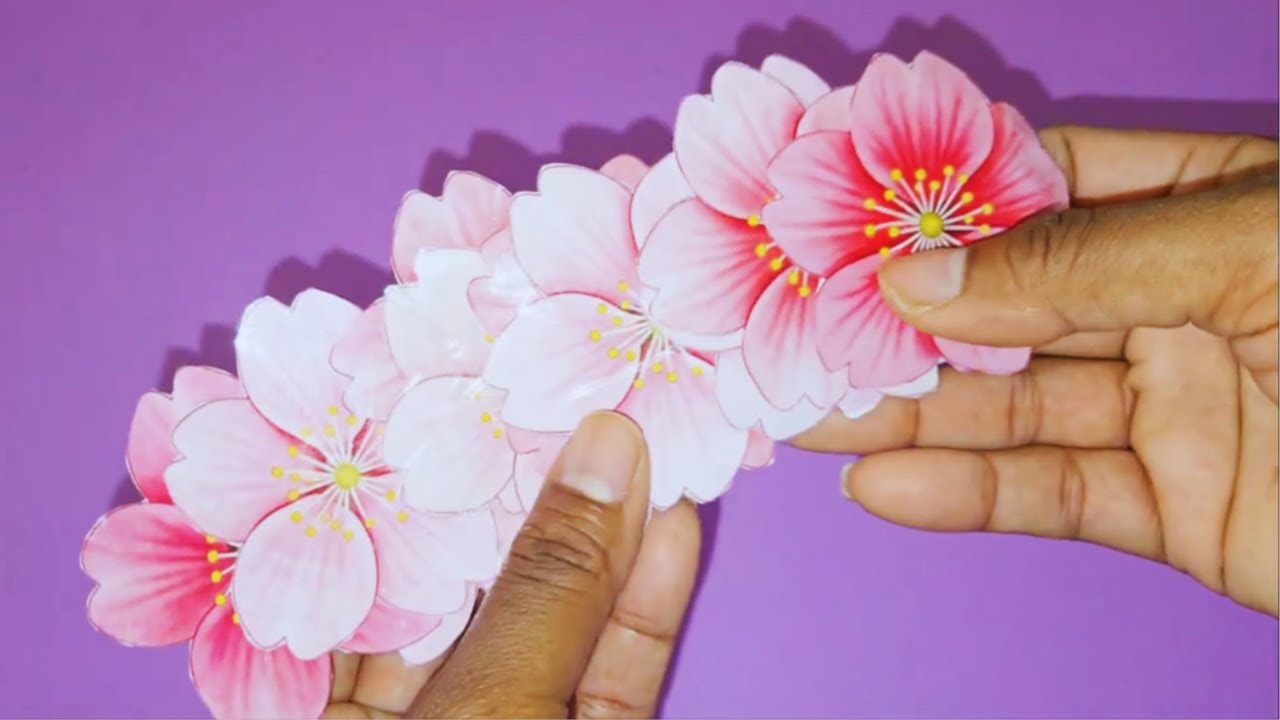 EASY Cherry Blossom Room Decor DIY 🌸 | Stunning Budget-Friendly Wall Hanging Idea!