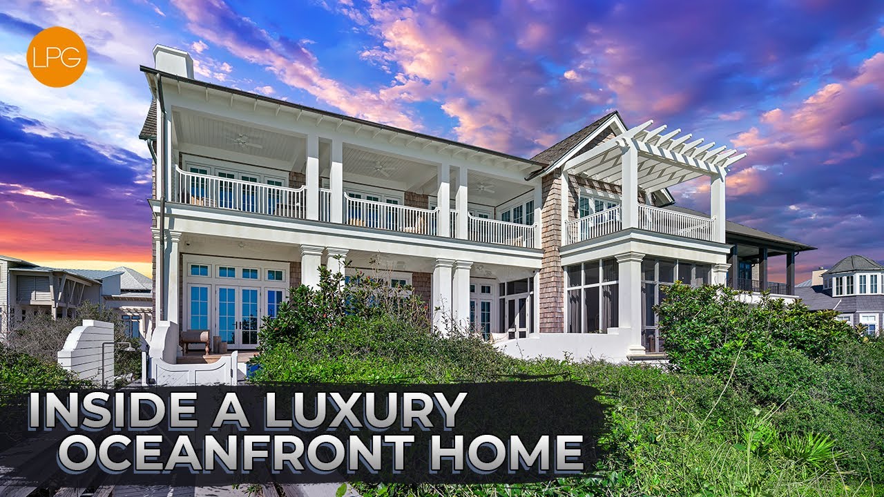GET INSIDE A $20,000,000 OCEANFRONT HOUSE IN INLET BEACH, FLORIDA