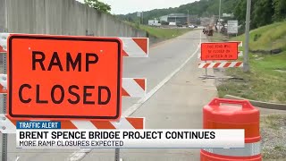 Brent Spence Bridge closures to ramp up with construction