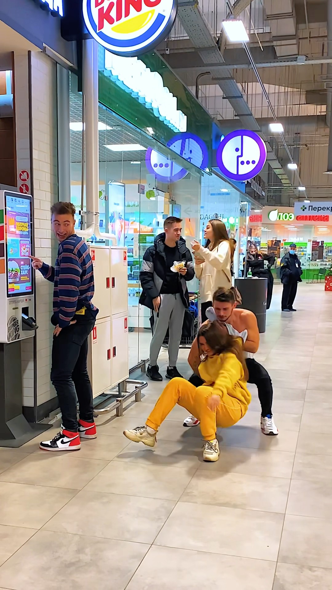 Cutting the Line In Burger King Prank?? #kiryakolesnikov #comedy #funny #prank #stunt #reaction