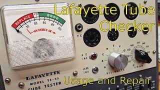 Lafayette Tube Checker Usage and Repair