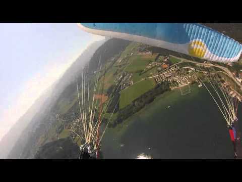 Paraglider looping