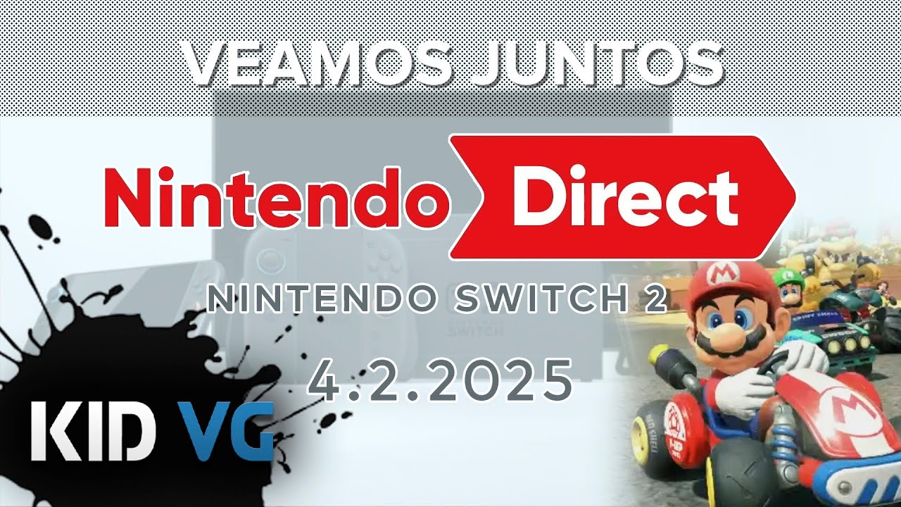 Veamos Juntos el NINTENDO DIRECT del NINTENDO SWITCH 2!!!  02/04/2025