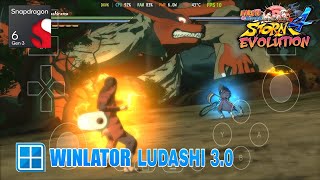 تجربة لعبة Naruto storm 4 Lite على محاكي ( Winlator Bionic Ludashi 3.0 ) Snapdragon 6 Gen 3