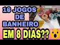 🌻 SERÁ QUE VOU CONSEGUIR FAZER 16 JOGOS DE BANHEIRO EM 8 DIAS?? #VLOG PRIMEIRO DIA!!!