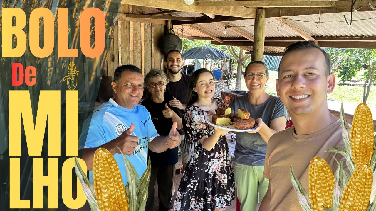 Bolo de milho 🌽 da Tatiane do Sítio do Tatá | aprendemos mais uma receita deliciosa 