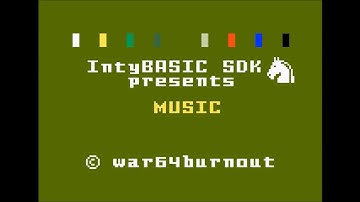 MUSIC by war64burnout - Mattel Intellivision Demo