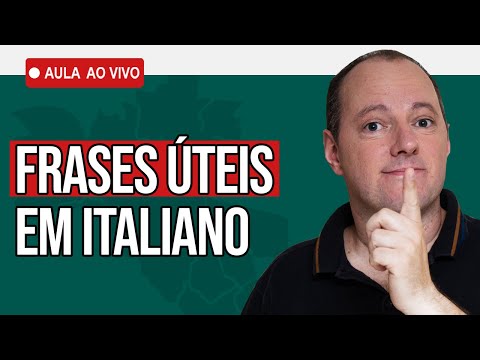 Vídeo: Frases úteis Em Italiano